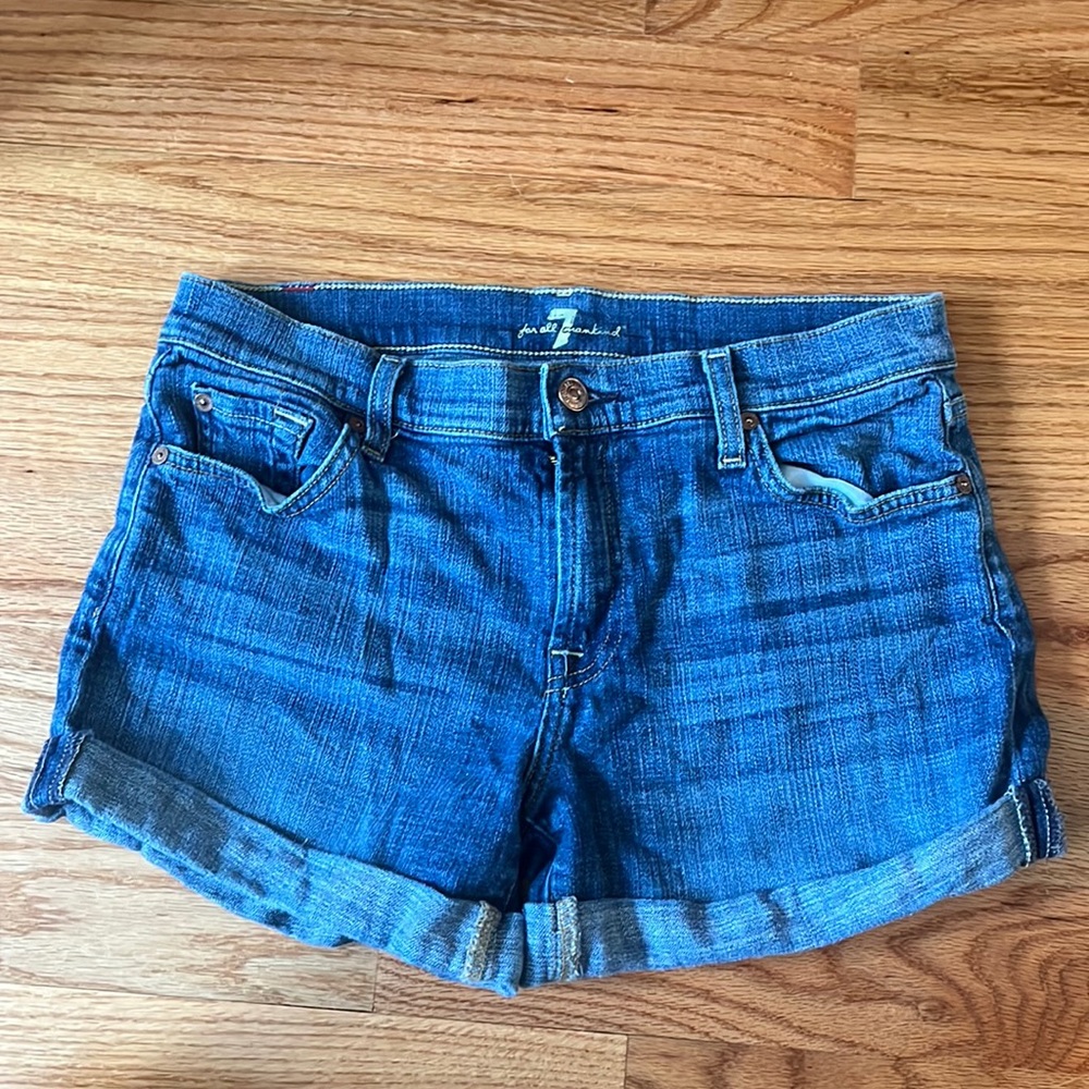 7 for all man kind Jean shorts, size 6